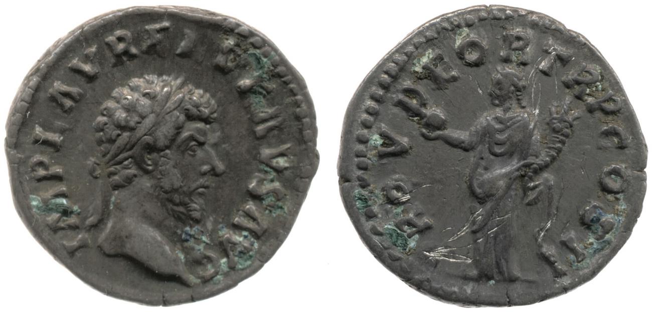RIC III Marcus Aurelius 463, аверс, bm
