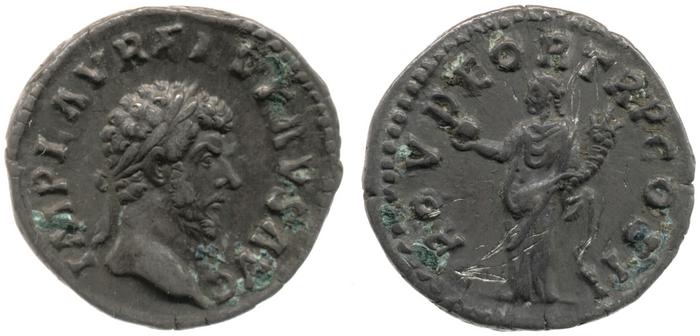 RIC III Marcus Aurelius 463, реверс, bm