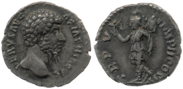 реверс RIC III Marcus Aurelius 536