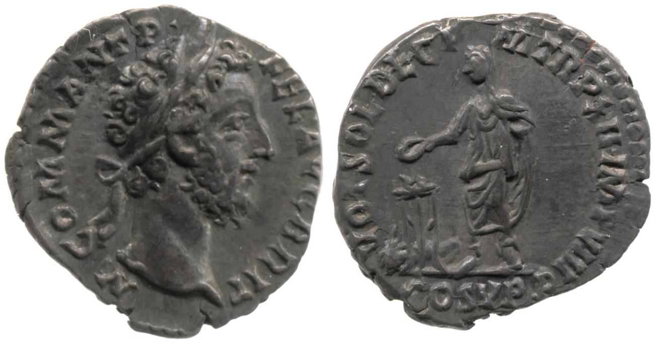 аверс RIC III Commodus 161