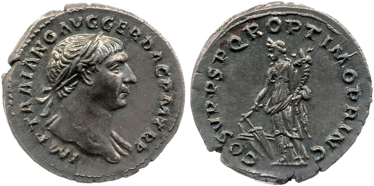 аверс RIC II Trajan 122