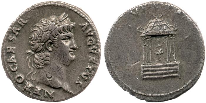 RIC I (second edition) Nero 62, реверс, bm