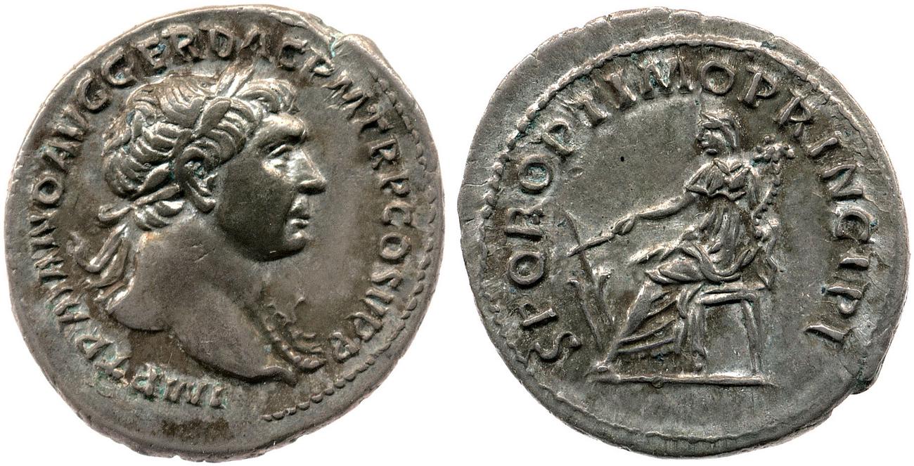 аверс RIC II Trajan 177