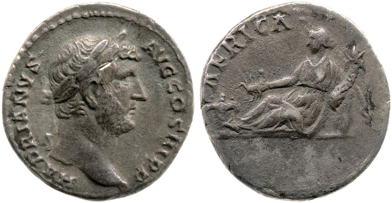 аверс RIC II, Part 3 (second edition) Hadrian 1494