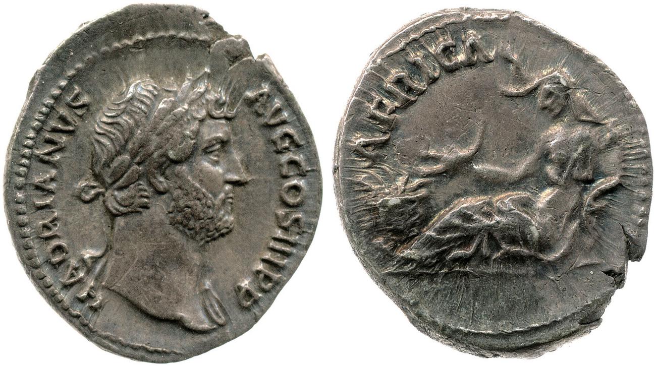 RIC II, Part 3 (second edition) Hadrian 1494, аверс, bm