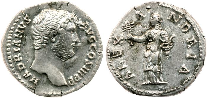 реверс RIC II, Part 3 (second edition) Hadrian 1502