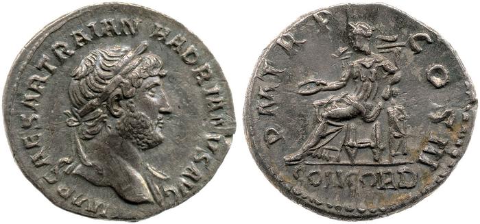 RIC II, Part 3 (second edition) Hadrian 549, реверс, bm