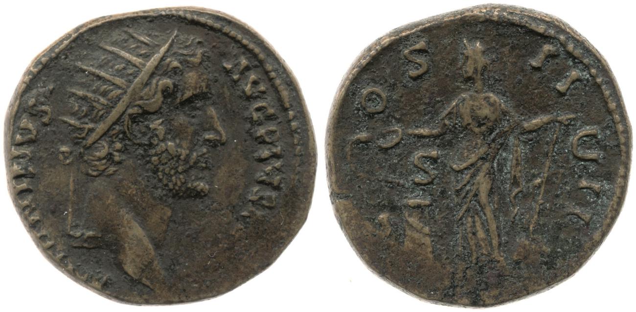 RIC III Antoninus Pius 798, аверс, bm