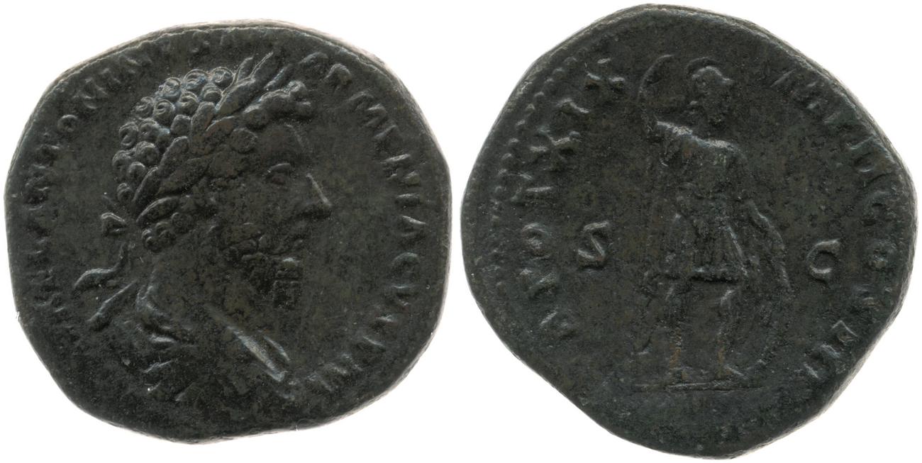 obverse RIC III Marcus Aurelius 899