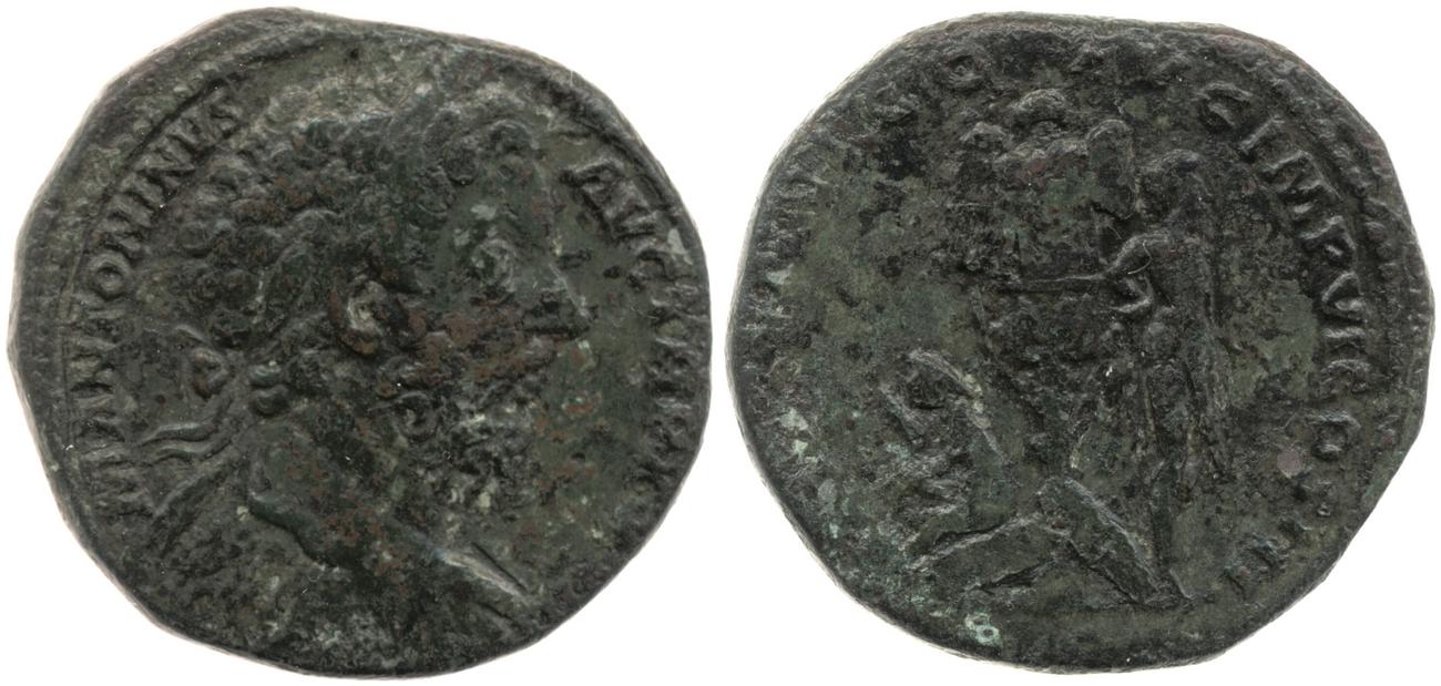 аверс RIC III Marcus Aurelius 1060