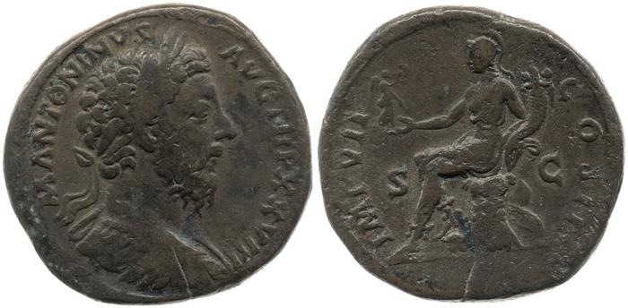 реверс RIC III Marcus Aurelius 1120
