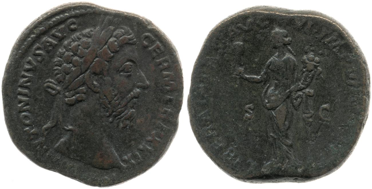 аверс RIC III Marcus Aurelius 1147