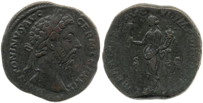 реверс RIC III Marcus Aurelius 1147