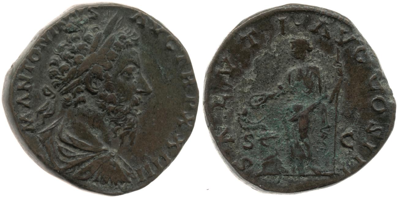 аверс RIC III Marcus Aurelius 980