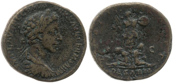 реверс RIC III Marcus Aurelius 1572