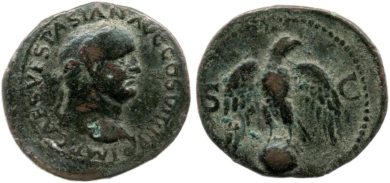 obverse RIC II, Part 1 (second edition) Vespasian 1237