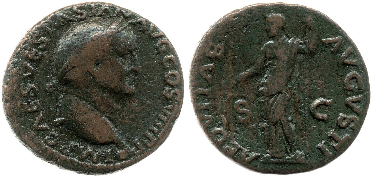 obverse RIC II, Part 1 (second edition) Vespasian 1228