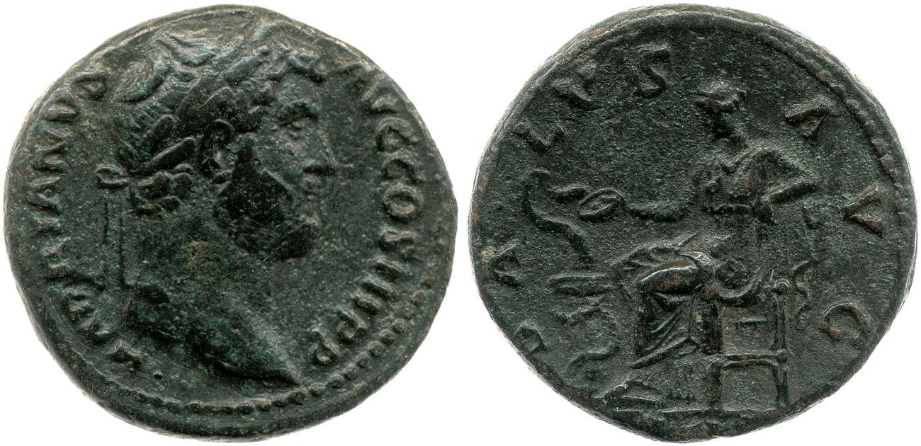 obverse RIC II, Part 3 (second edition) Hadrian 2392