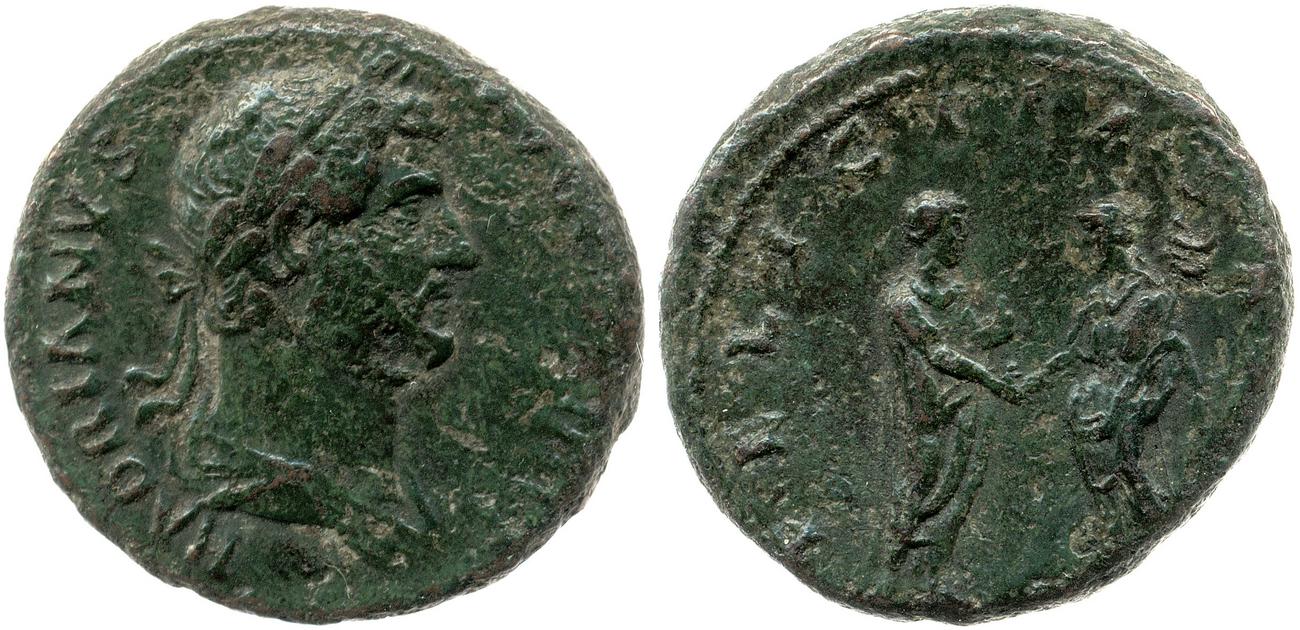 obverse RIC II, Part 3 (second edition) Hadrian 2092