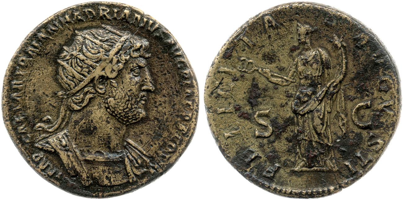 obverse RIC II, Part 3 (second edition) Hadrian 610