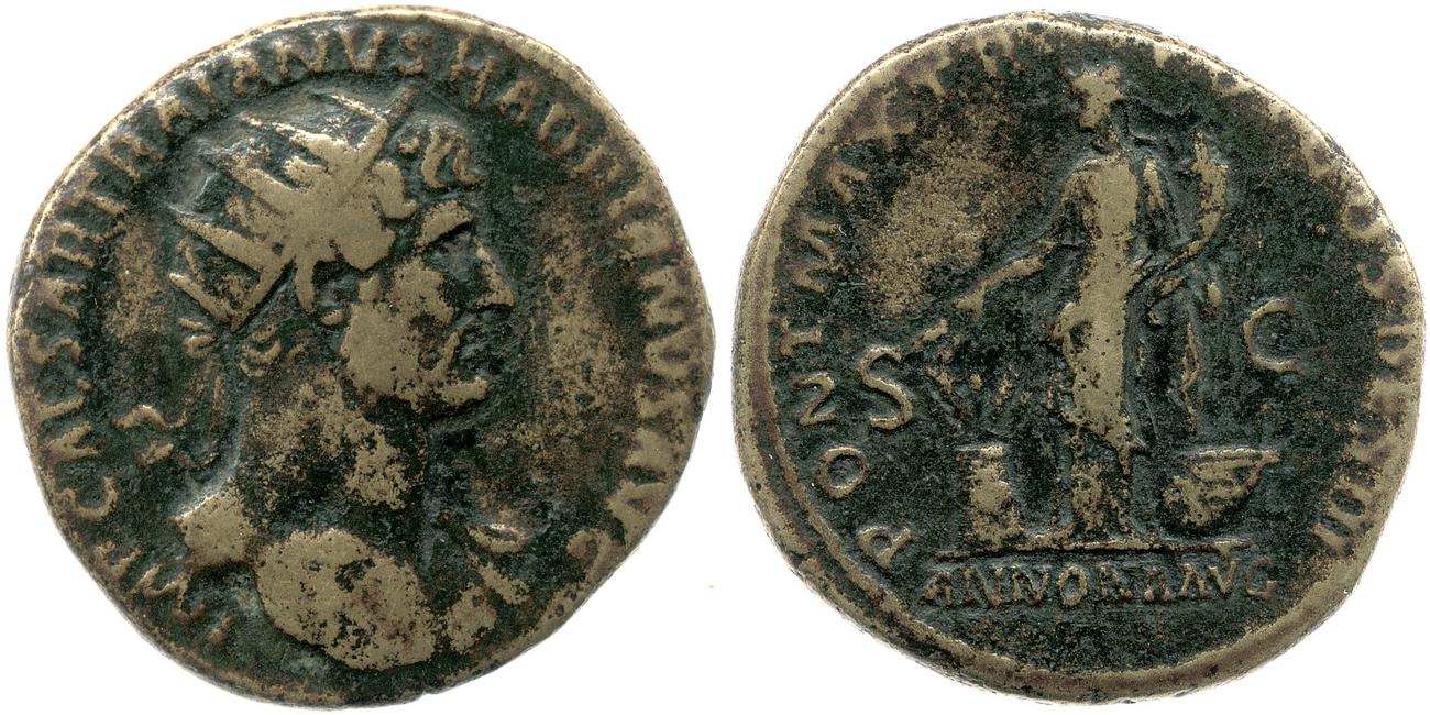 RIC II, Part 3 (second edition) Hadrian 179, аверс, bm