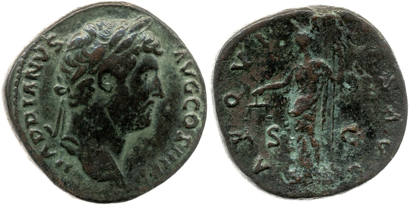 obverse RIC II, Part 3 (second edition) Hadrian 2370
