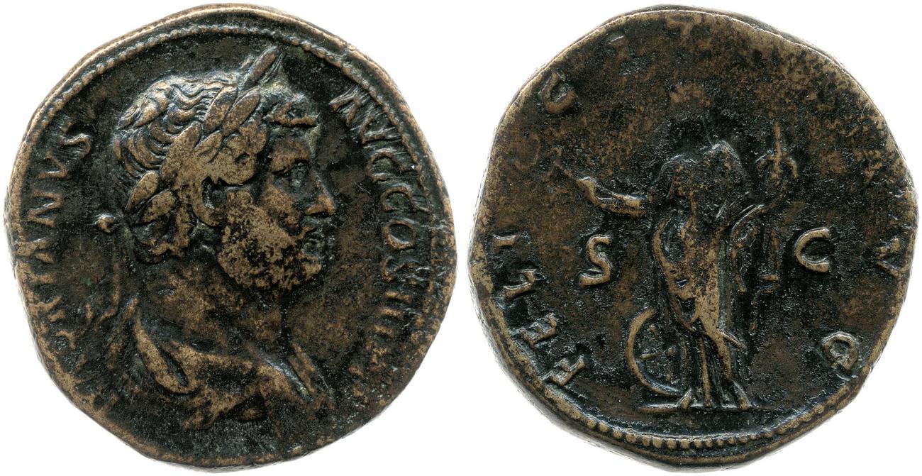 аверс RIC II, Part 3 (second edition) Hadrian 2252