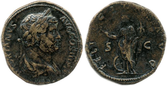 реверс RIC II, Part 3 (second edition) Hadrian 2252