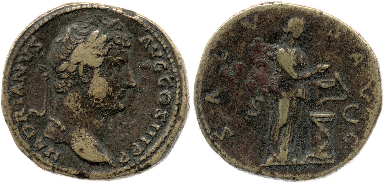 obverse RIC II, Part 3 (second edition) Hadrian 2168