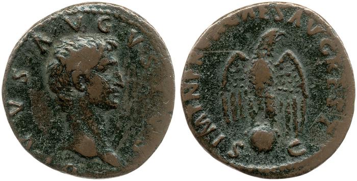 RIC II Nerva 129, реверс, bm