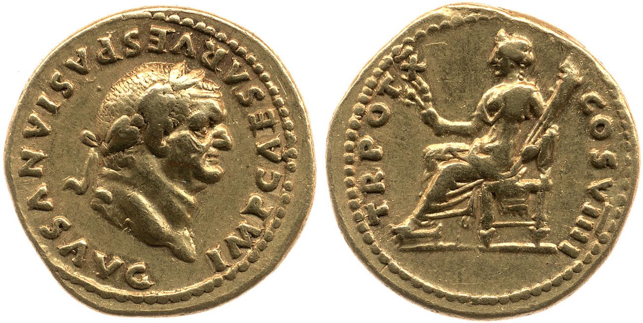 аверс RIC II, Part 1 (second edition) Vespasian 1061