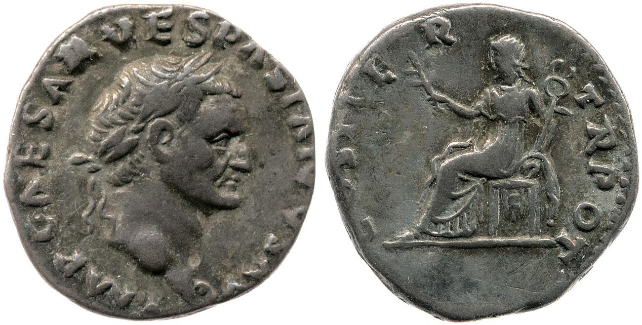RIC II, Part 1 (second edition) Vespasian 29, аверс, bm