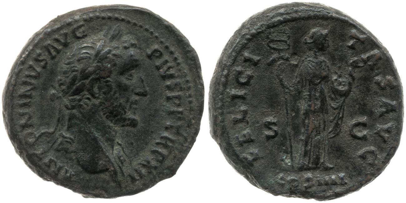 аверс RIC III Antoninus Pius 860B