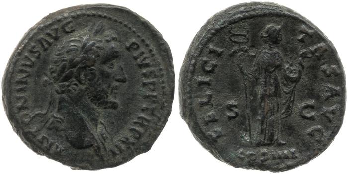 реверс RIC III Antoninus Pius 860B