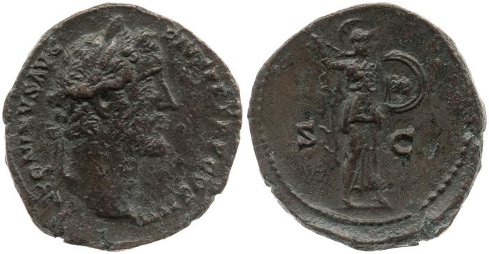 RIC III Antoninus Pius 826, реверс, bm
