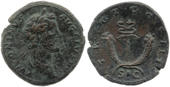 реверс RIC III Antoninus Pius 705B