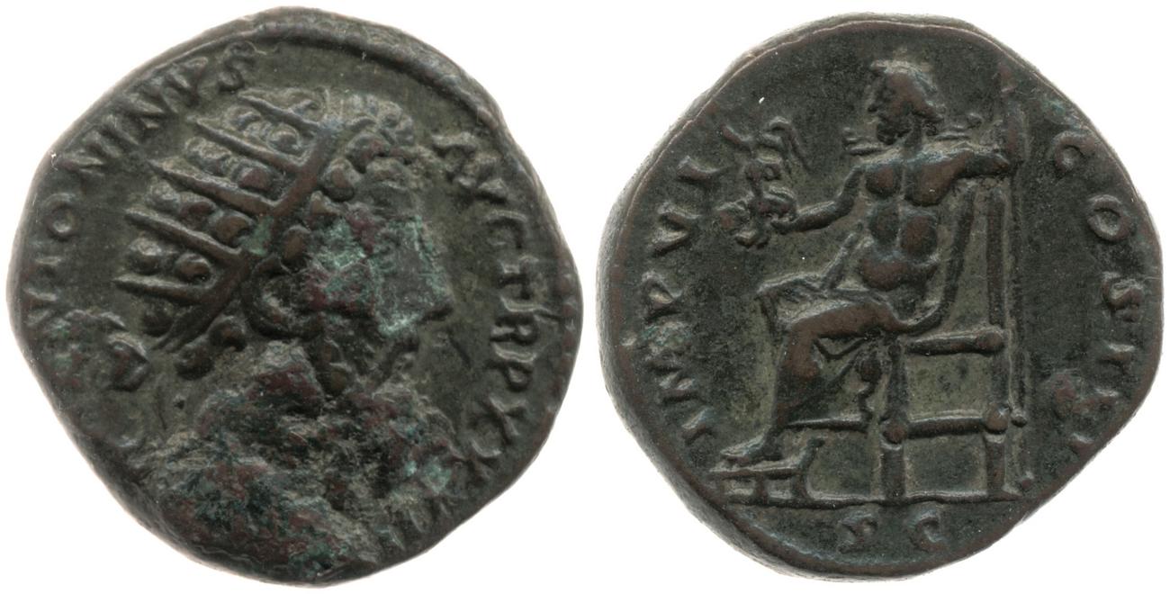 аверс RIC III Marcus Aurelius 1065