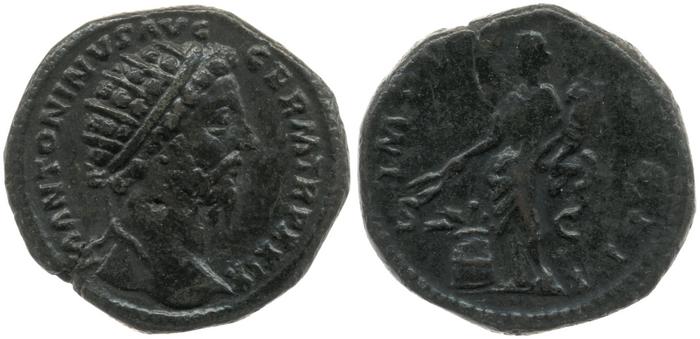 реверс RIC III Marcus Aurelius 1134