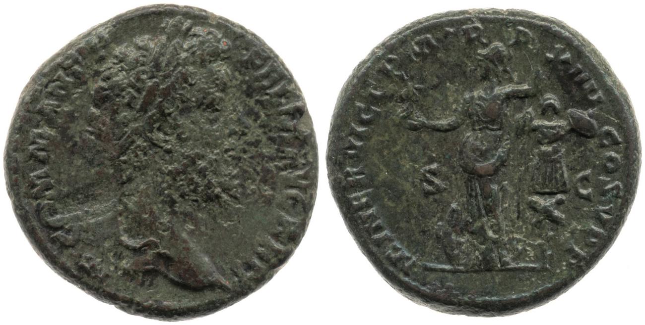 аверс RIC III Commodus 536