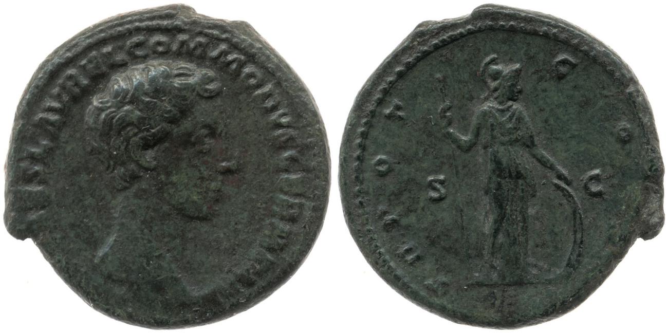 аверс RIC III Marcus Aurelius 1551