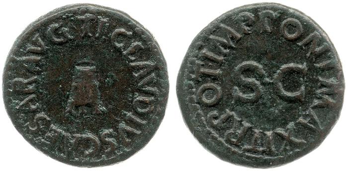 реверс RIC I (second edition) Claudius 87
