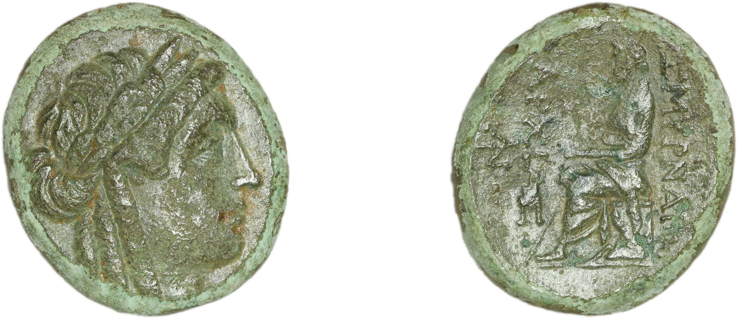 Smyrna Milne 1927 Period X J, аверс, bm