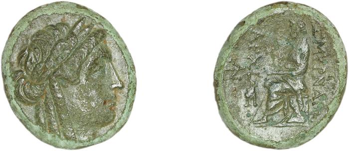 Smyrna Milne 1927 Period X J, реверс, bm
