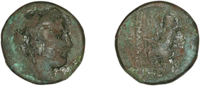 Smyrna Milne 1927 Period VIII J, реверс, bm