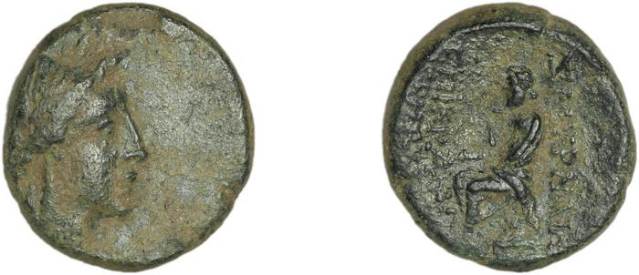 Smyrna Milne 1927 Period XIV J, реверс, bm