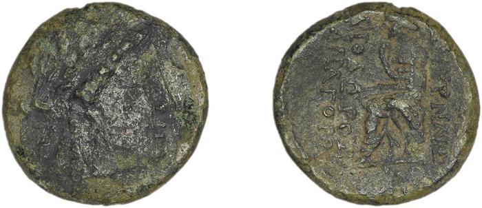 Smyrna Milne 1927 Period XIII J, реверс, bm