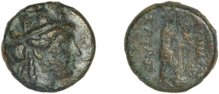 Smyrna Milne 1927 Period IX M, реверс, bm