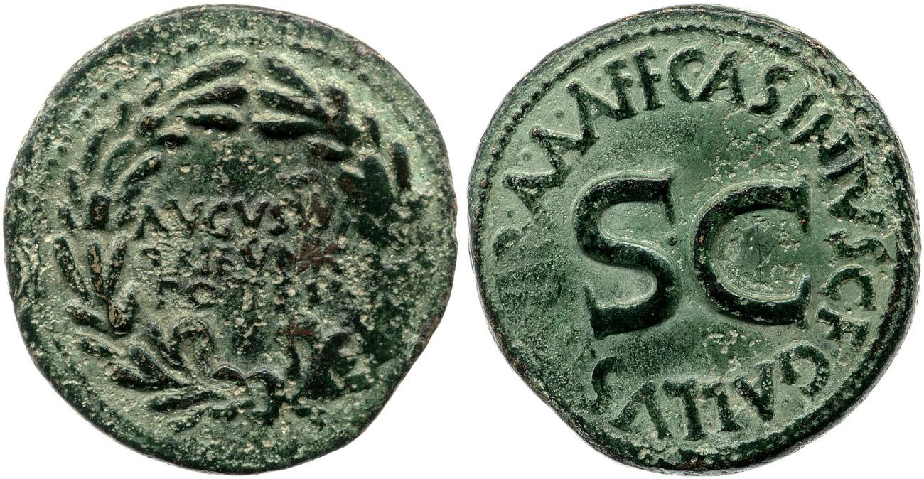 аверс RIC I (second edition) Augustus 371