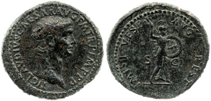 RIC II, Part 1 (second edition) Titus 484, реверс, Британский музей