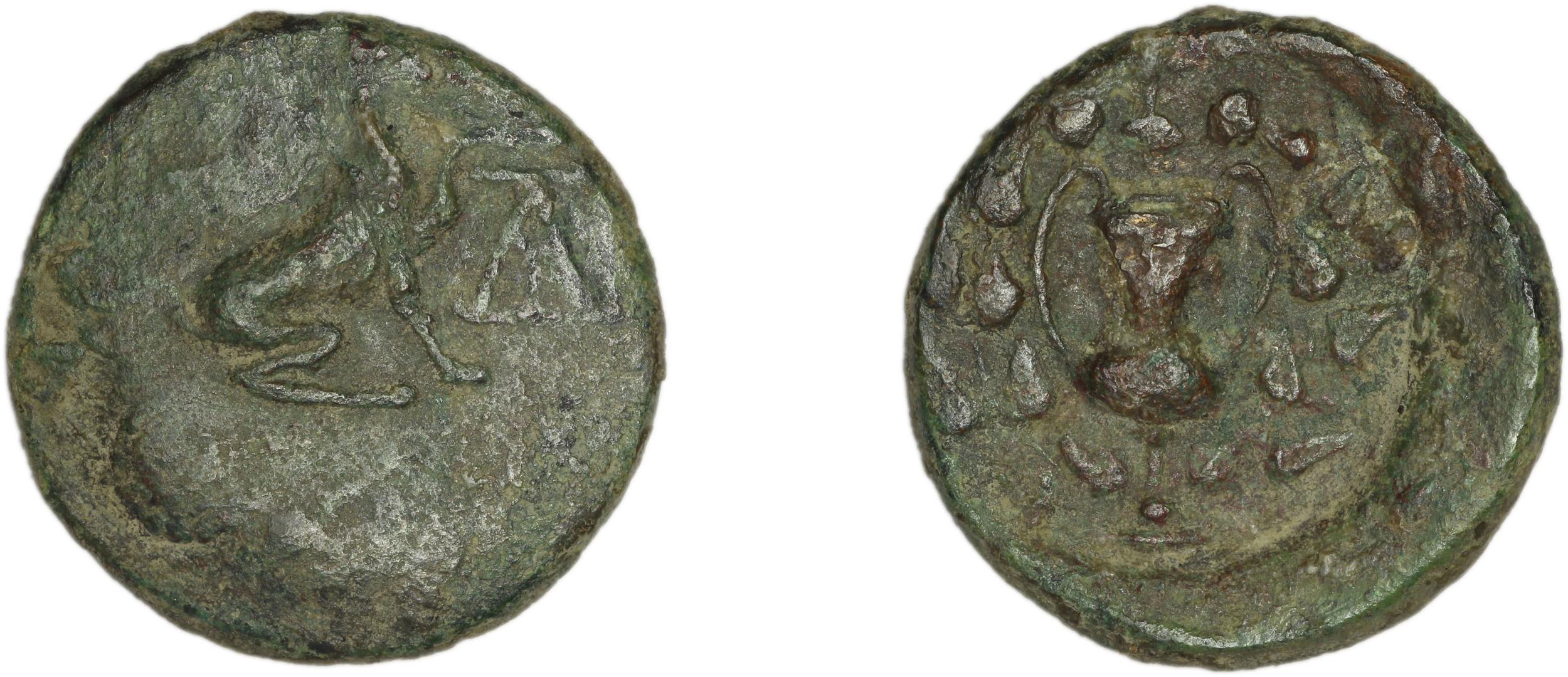 obverse Teos Kinns 1980 Period IV, AE 18